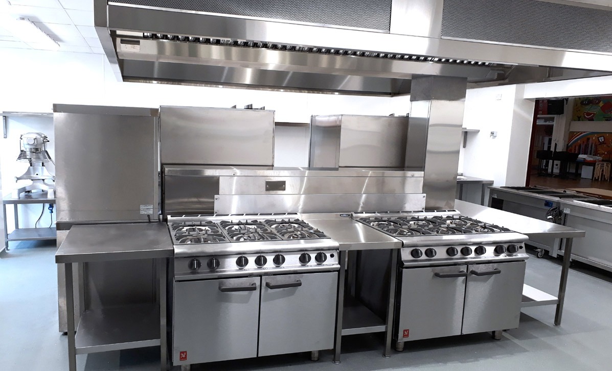 large scale commercial kitchen